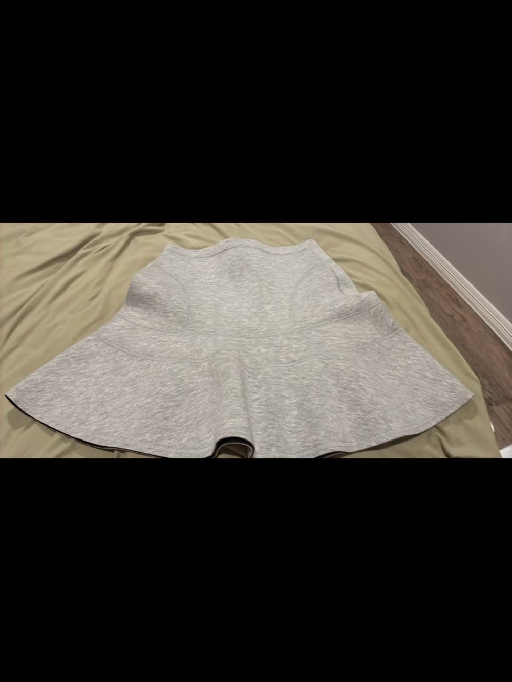 Light Gray Flared Women's Skirt j crew
